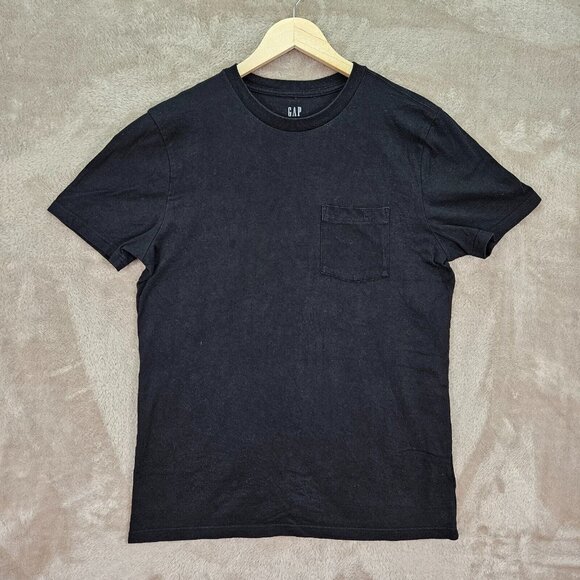 GAP Other - Gap T-Shirt 100% Organically Grown Cotton Mens Size M Short Sleeve Classic Black